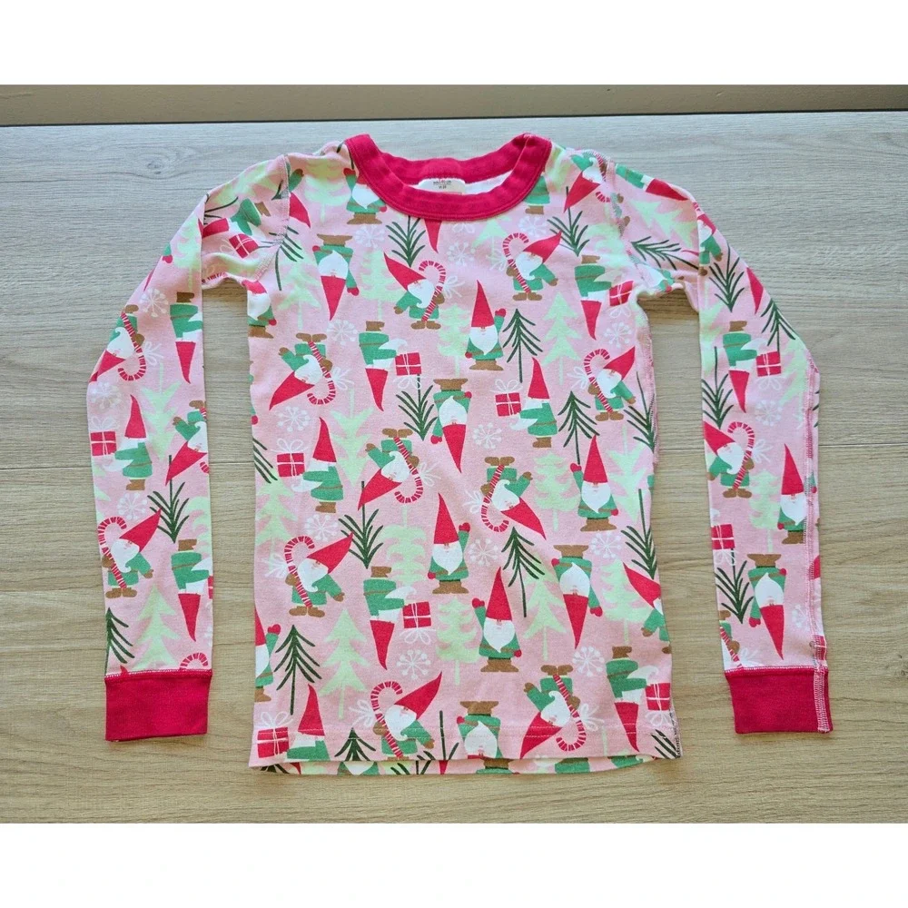 Hanna Andersson Girls Pajama Tops Lot Size 10 Organic Cotton Christmas Holiday